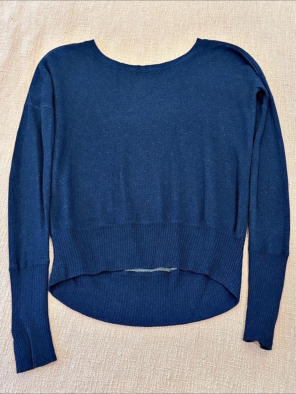 lululemon Yin Me Pullover Color Block Pullover in Blue & Gray
